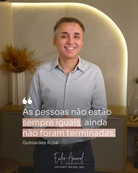 Post com a frase de Guimarães Rosa: as pessoas não estão sempre iguais